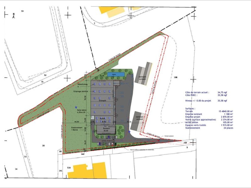 GAMET PC 12102012   Feuille   A103   PC 2   Plan masse