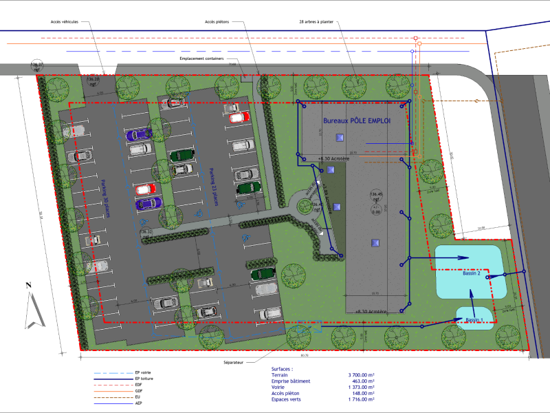 PoleE PC 23072012 indA   Feuille   04   PC2   Plan masse                                           PC5 toiture et prinicpe r  seaux